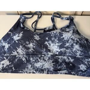 wild fox tie dyed sports bra